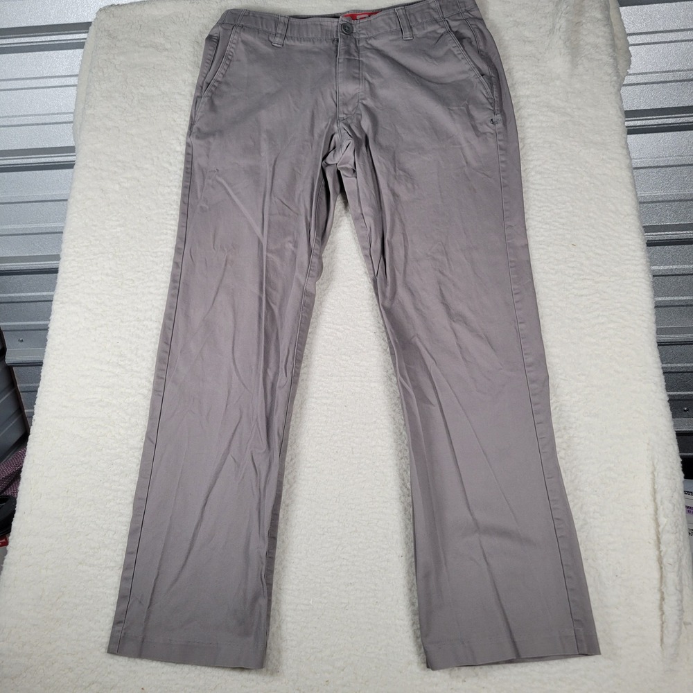 Under Armour Match Play Golf Pants Mens 38x34 Gray‎ Straight Leg 1261616